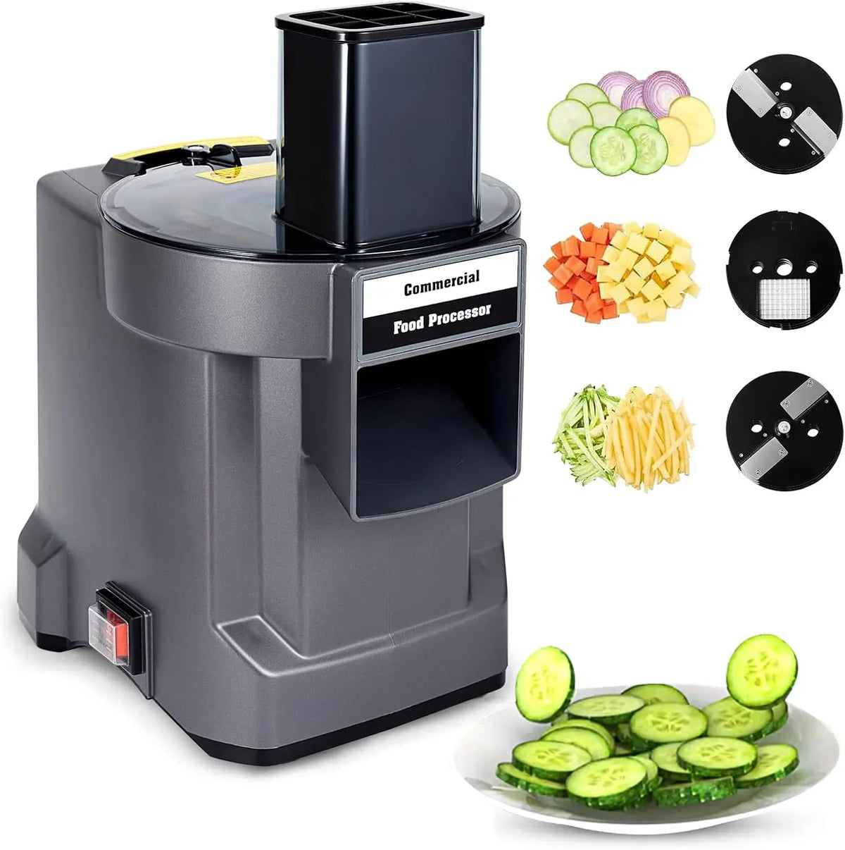 110v/220v Commercial Vegetable Cutter In Automatic Electric
