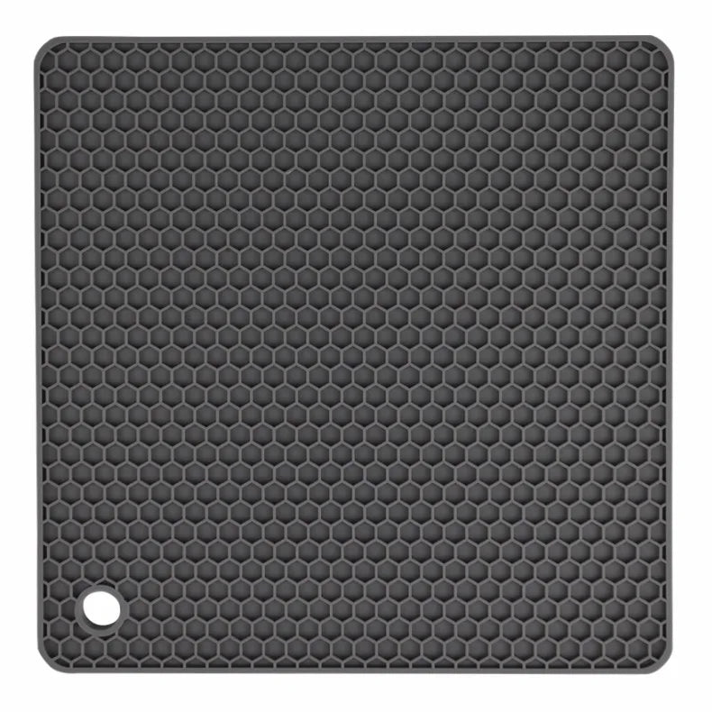18cm Square Silicone Mat Heat Resistant Potholder Dining