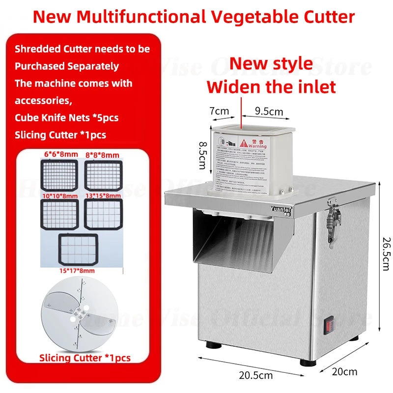 Homewise Evec-U Electric Vegetable Cube Cutting Machine Fruit