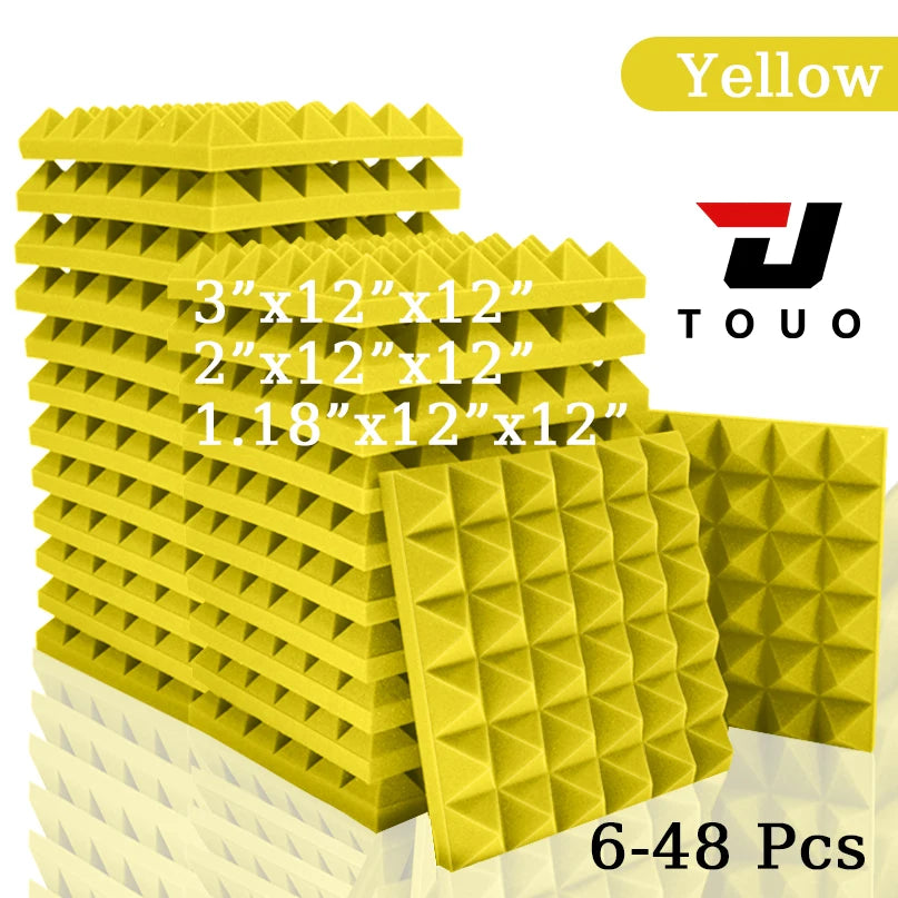 Touo Acoustic Foam 6-48 Sound Absorbing Sponge Pad