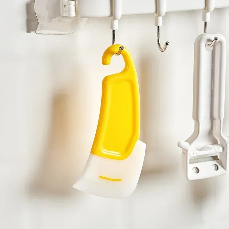 Cleaning Silicone Spatula Scraper Soft Blade Scraper Brush