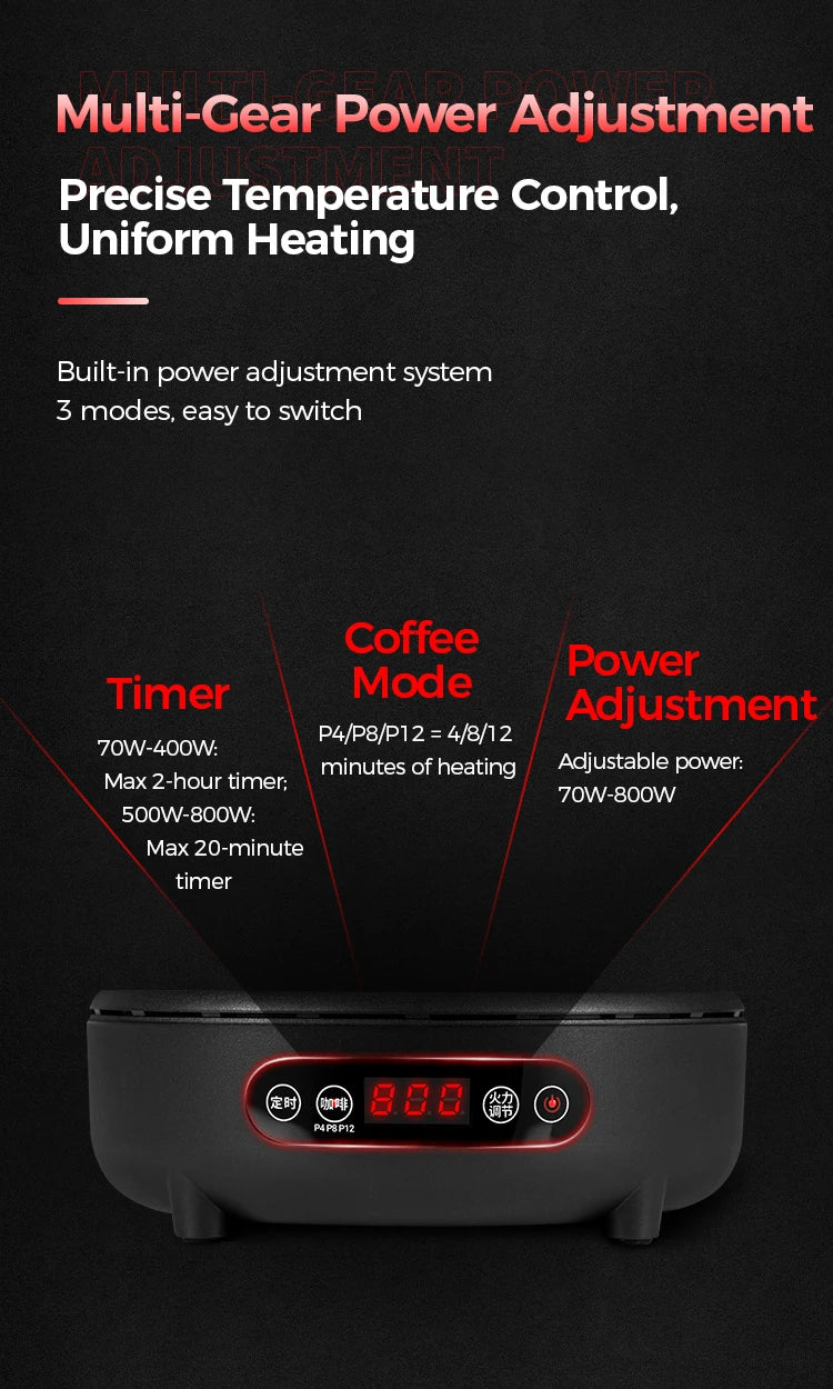 Ikape Espresso Moka Pot Infrared Ceramic Hob 220v
