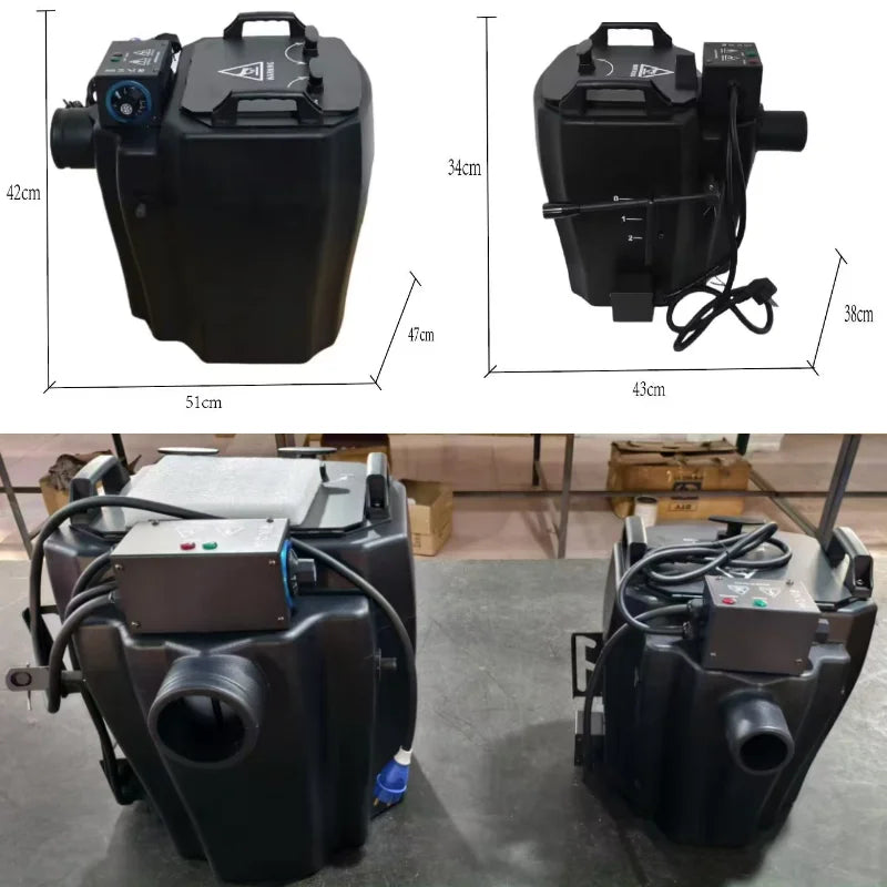 Professional 3500w Dry Ice Maker Stage/Bar 50kg/H High