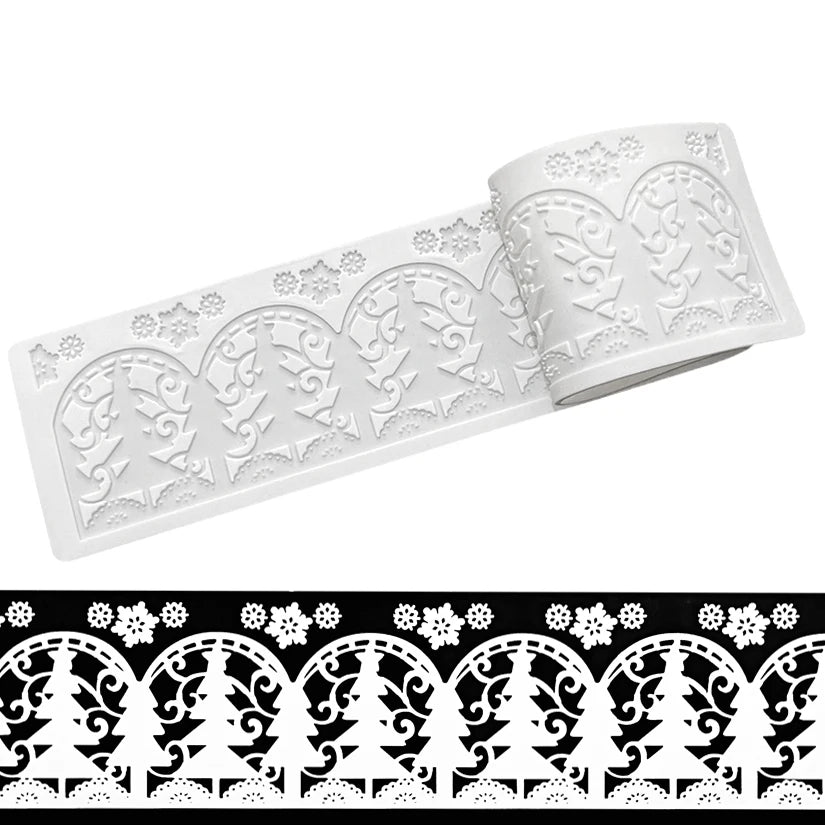 Silicone Lace Fondant Cake Decorating Baking Mat Embossing