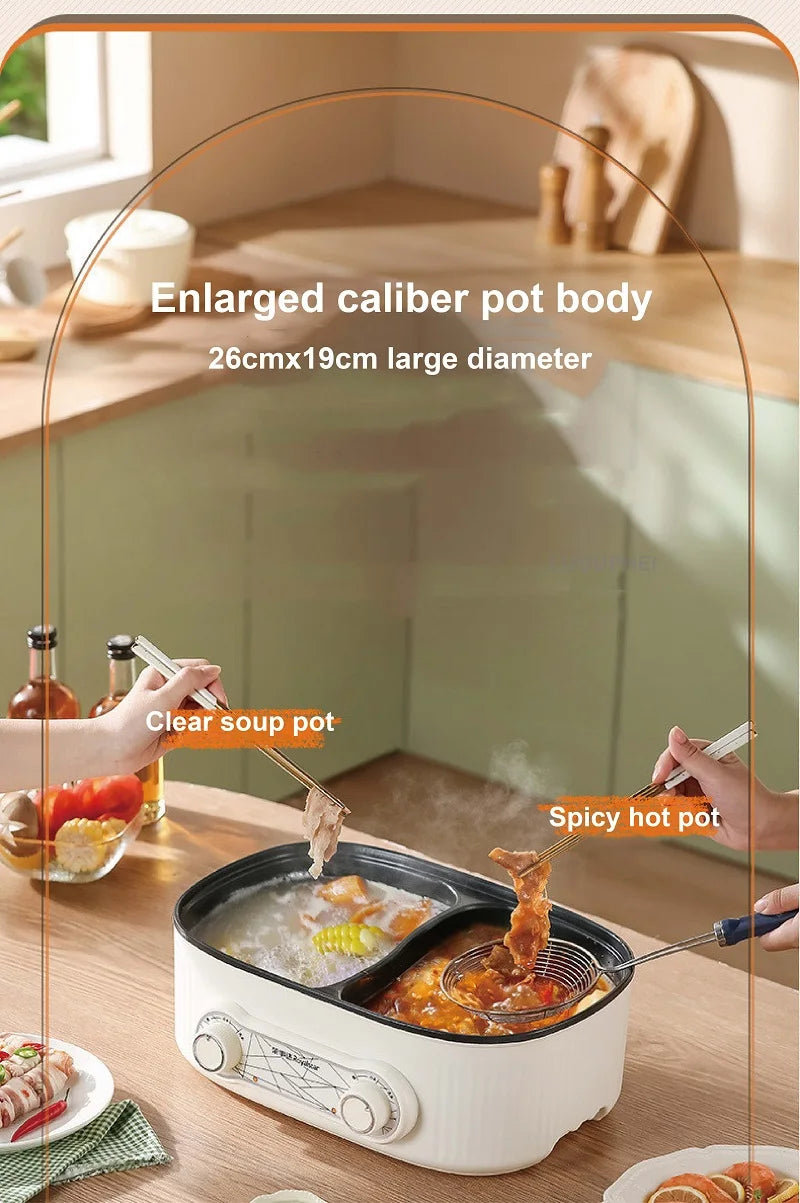 6l Double Liner Electric Pot Large Capacity Non-Stick