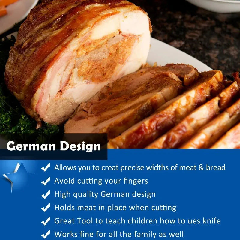 Stainless Steel Roast Beef Cutting Tongs Meat Bread