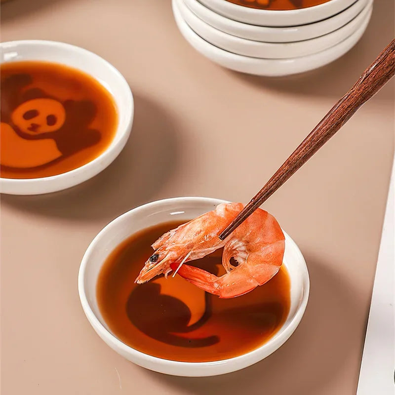 1pcs Ceramic Taste Dish Animal Small Plate Creative