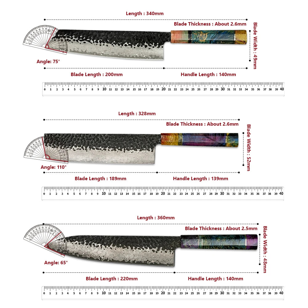 Knives Hand Forged 67 Layers Damascus Steel Japanese