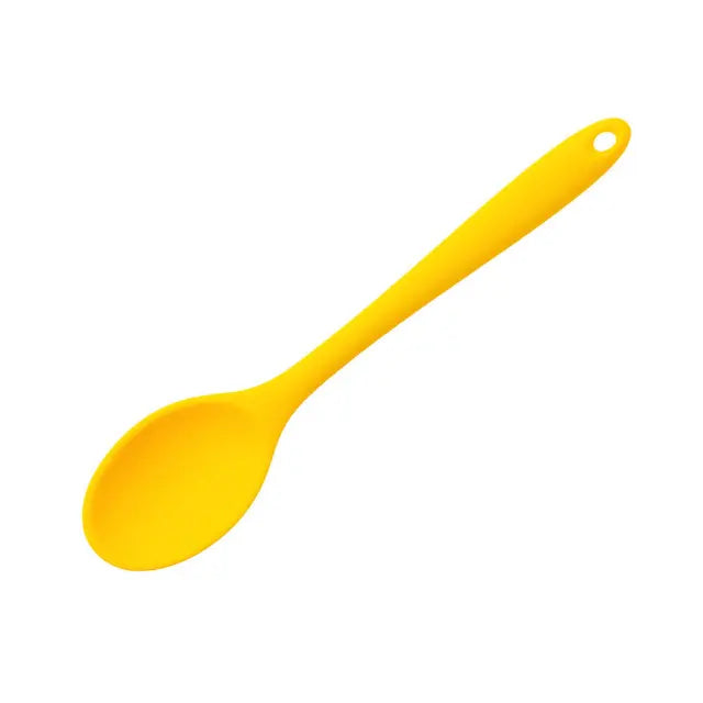 Jcd Silicone Spoon Long Handle Kids Mixing Soup