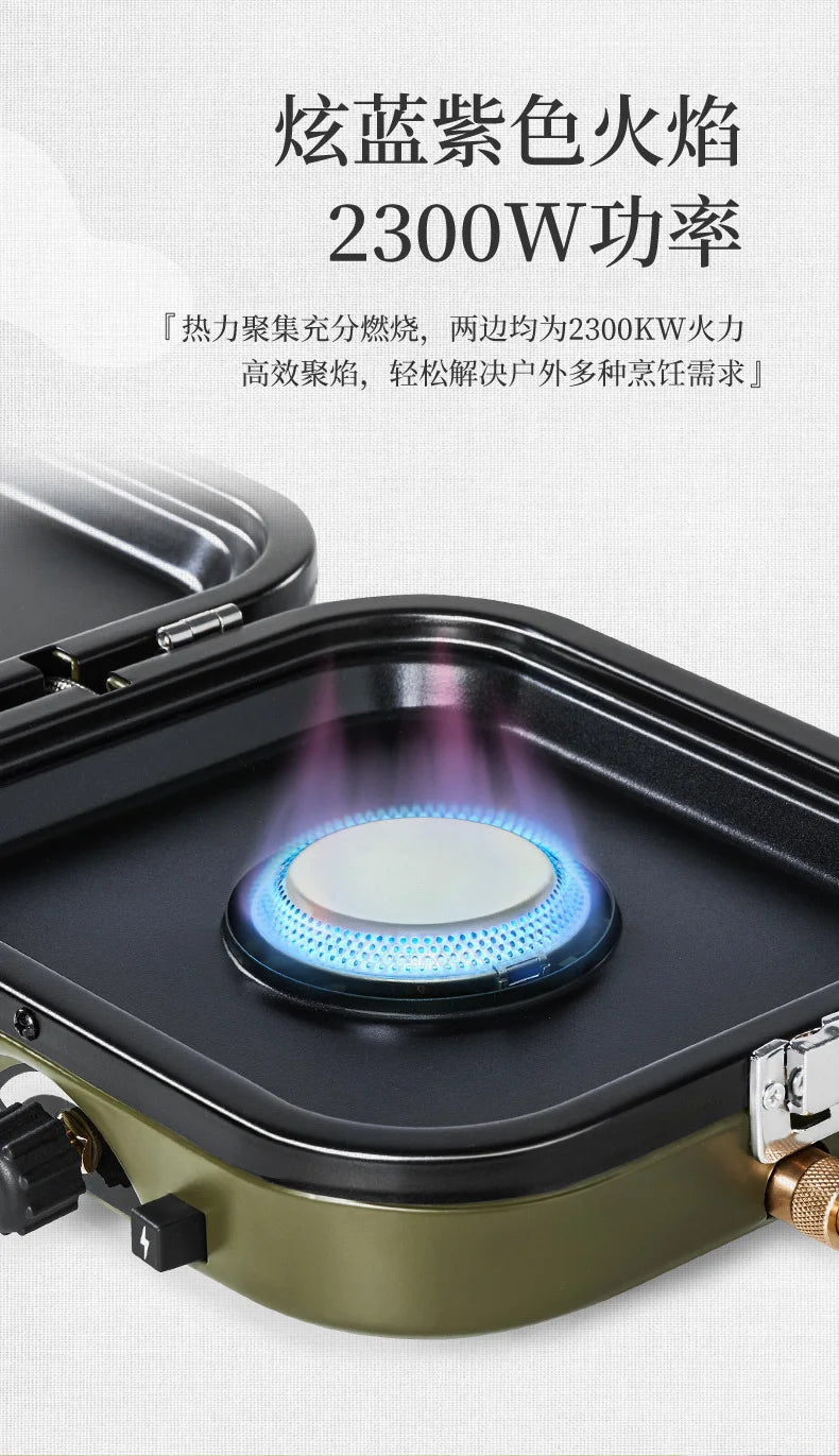 Naturehike Folding Double Gas Furnace Outdoor Cookware Camping