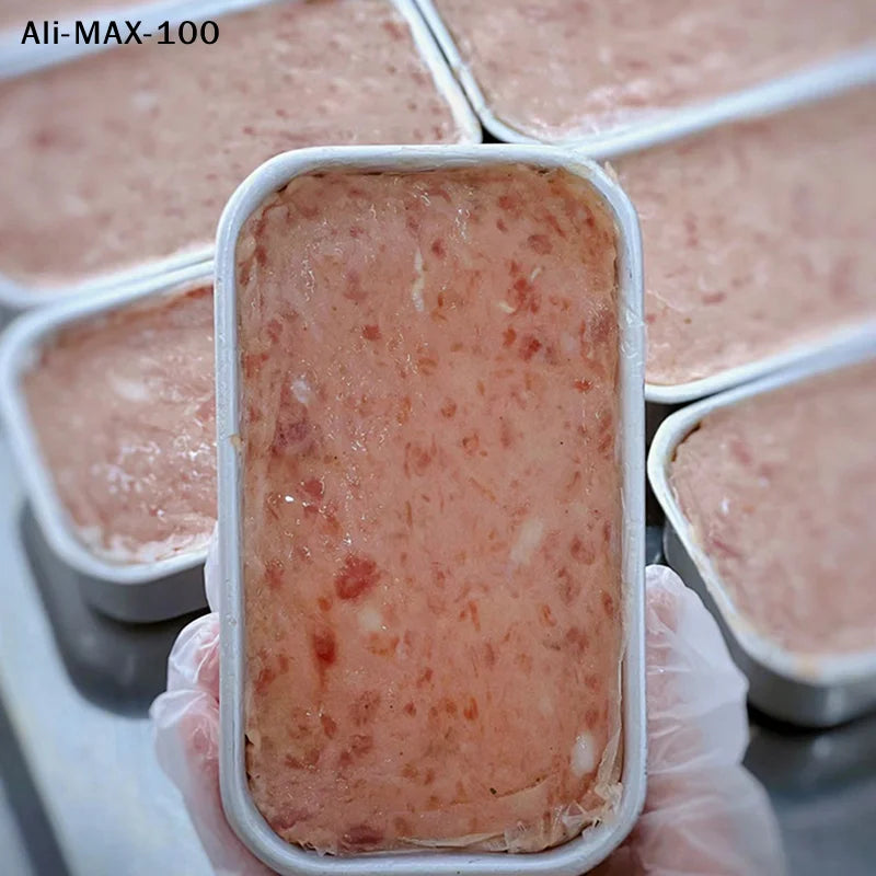 Ays 1pc Rectangular Mold Aluminum Alloy Lunch Meat