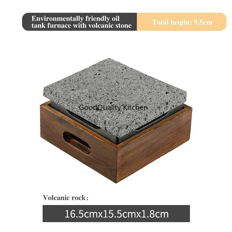 Japanese Barbecue Stove Beef Steak Plate High Temperature