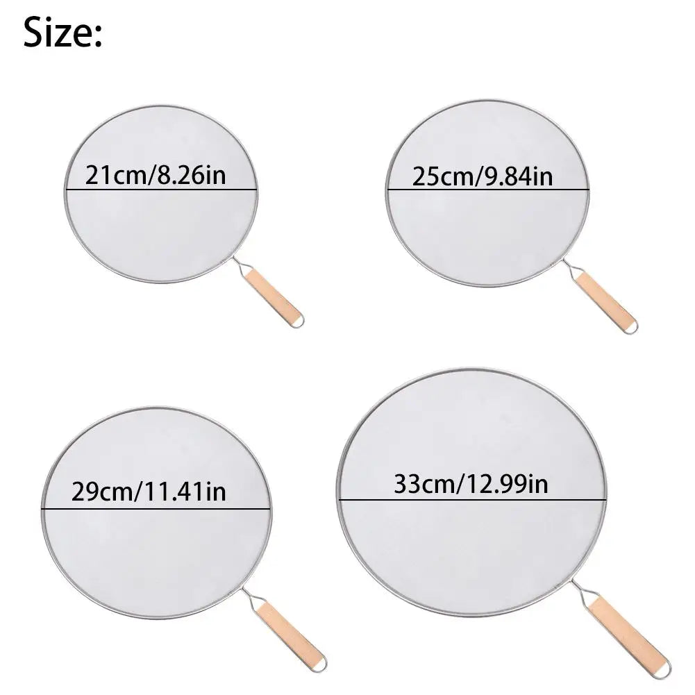 Pot Frying Oil Cooking Cover Grease Splatter Screen