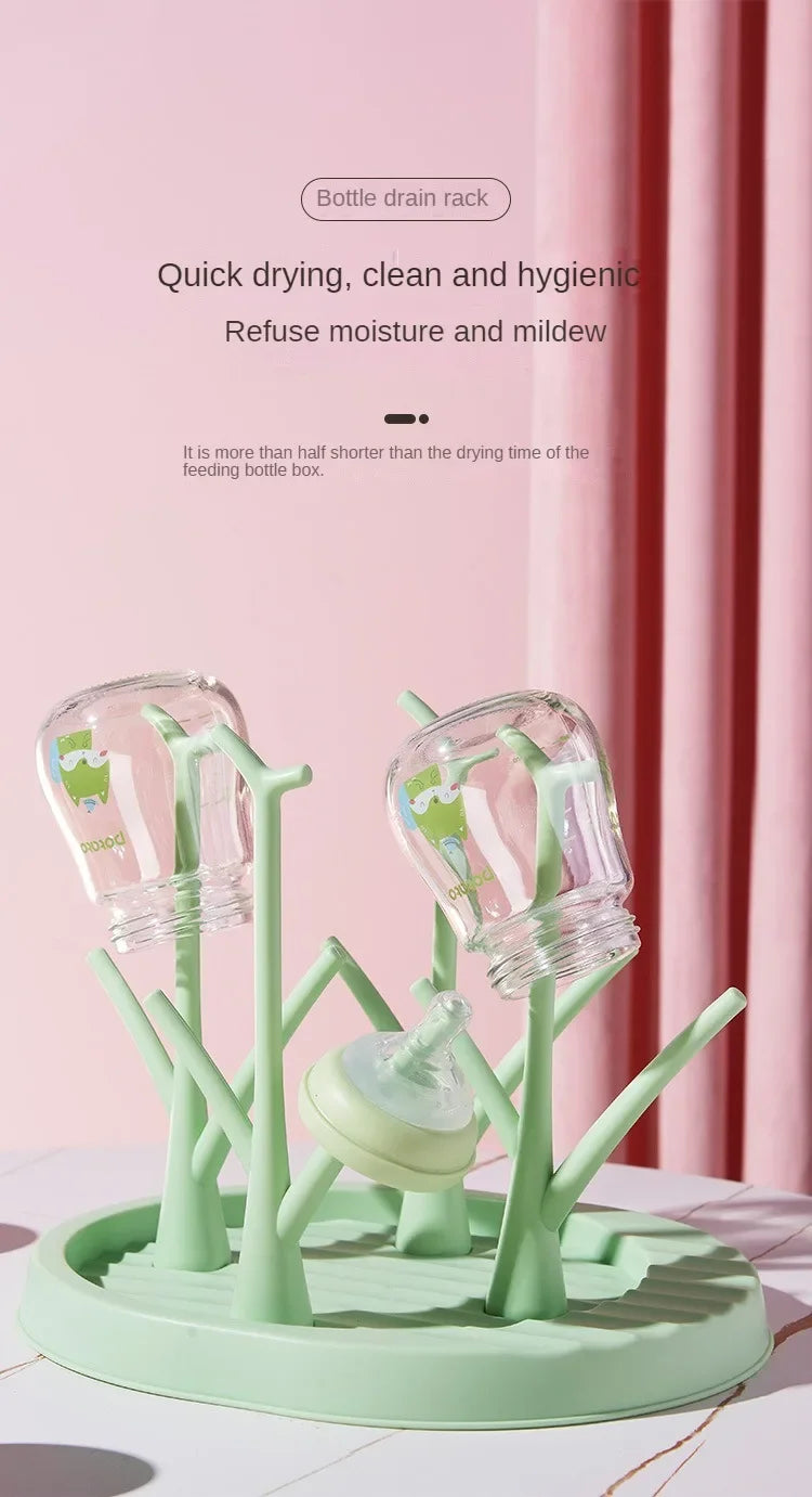 Baby Bottle Holder Cleaning Dryer Drainer Removable Baby