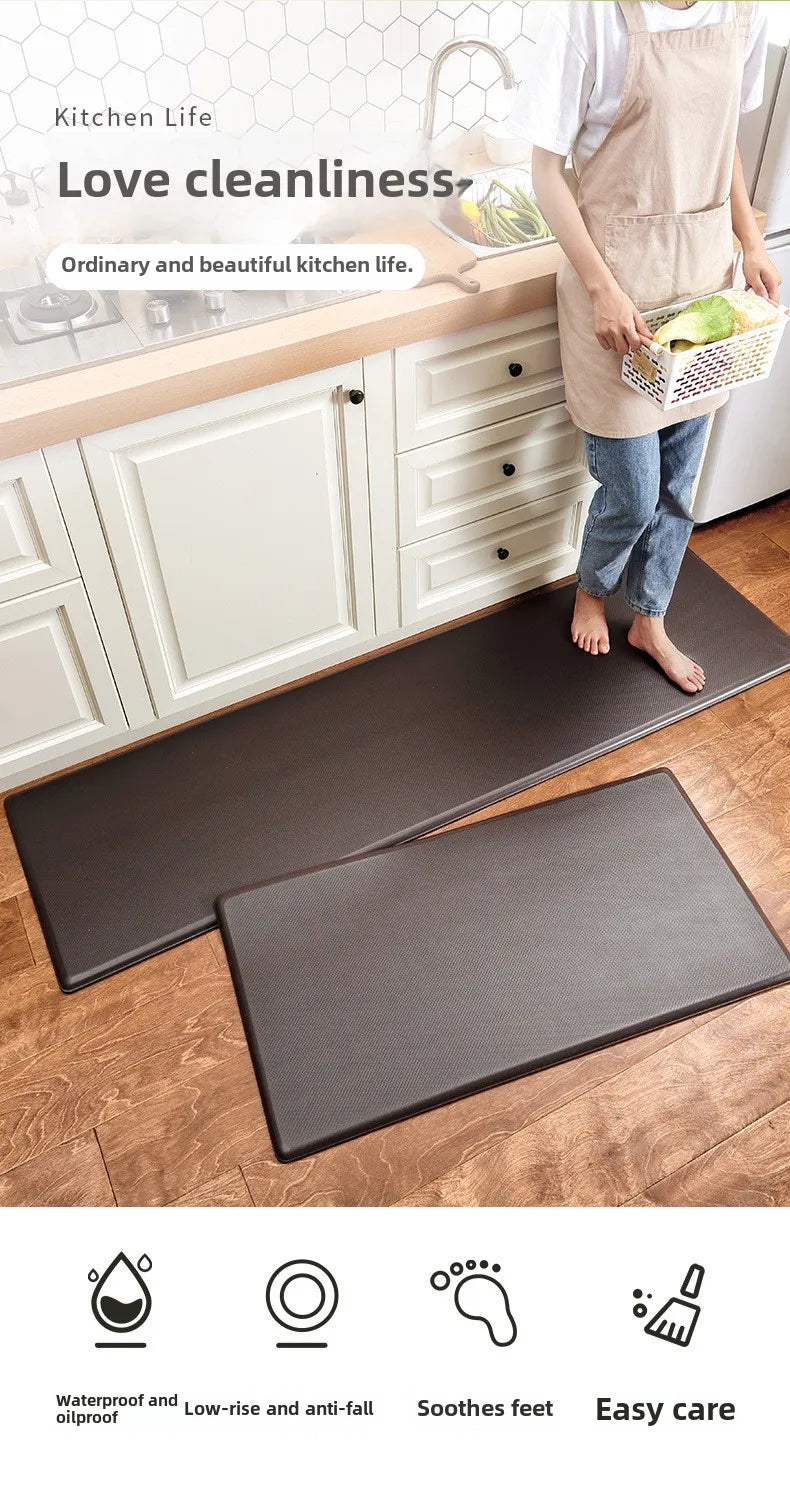 Mat Cushioned Anti Fatigue Ultra Thick Pu Leather