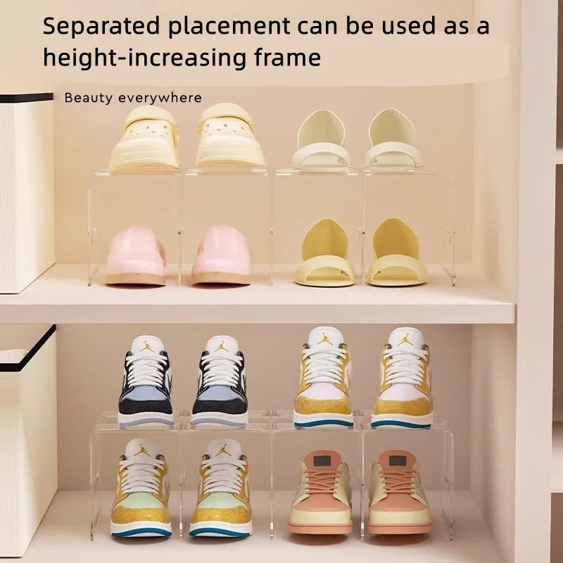 Children Shoe Box Use Shoe Cabinet Storage Space