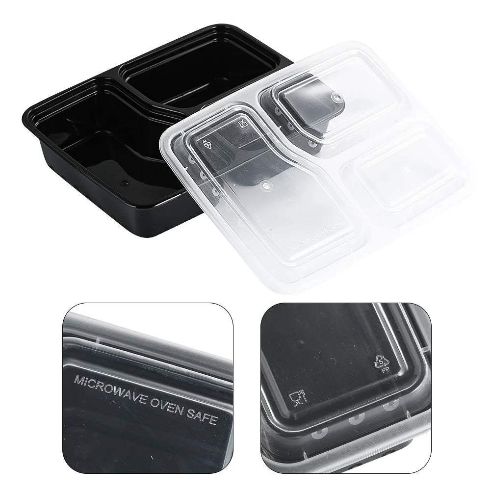 12 Pack Meal Prep Containers Compartment Food Storage