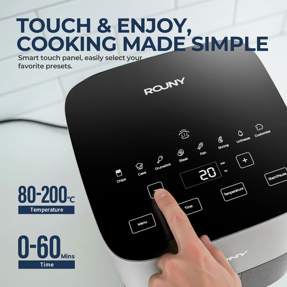 Rouny Air Fryer 5l Electric Fryer Oven Oilless