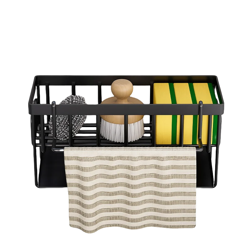 Sink Caddy Sponge Holder Self-Draining Sink Organizer Soap