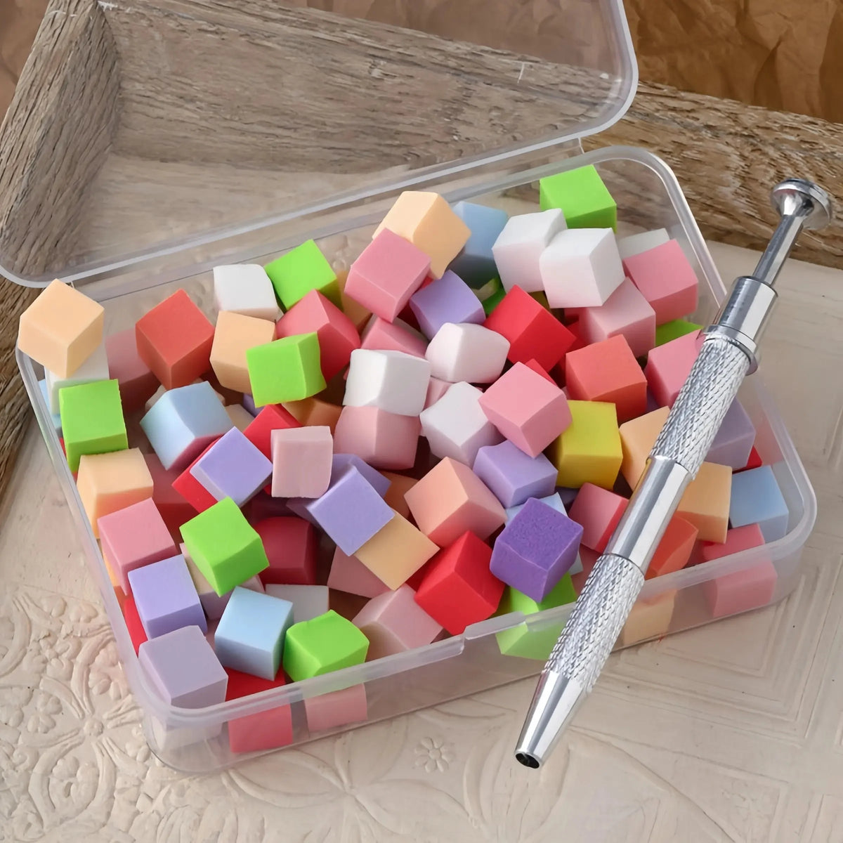 1set 100pcs Nail Care Gradual Pat Cotton Clip