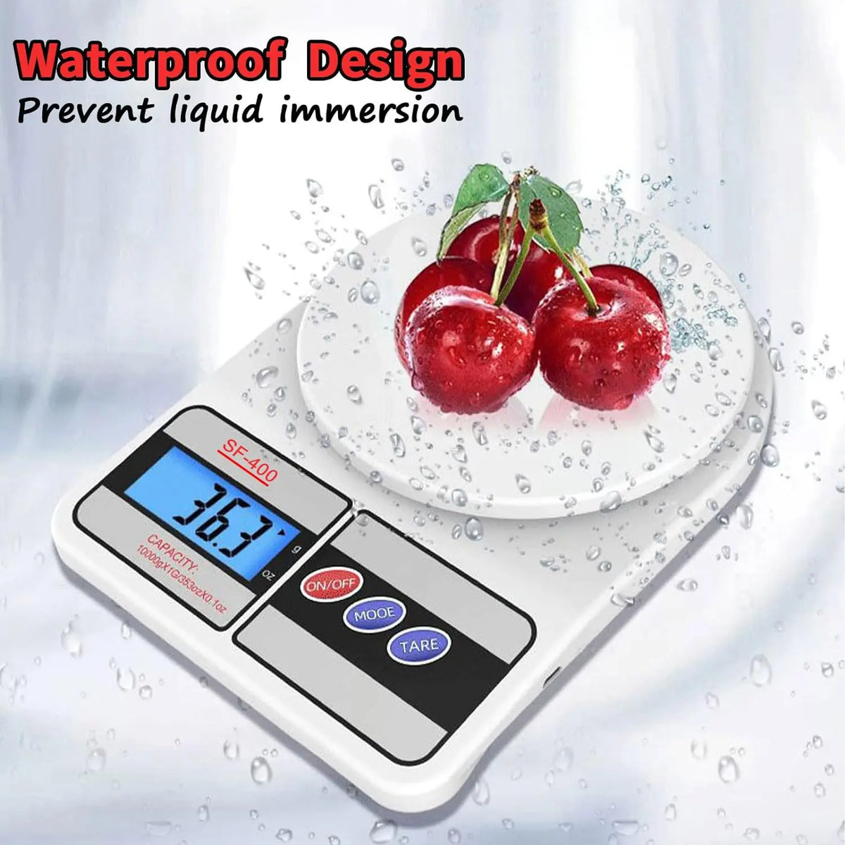 Digital Scale 10kg/1g High-Precision Led Electronic Scales Food