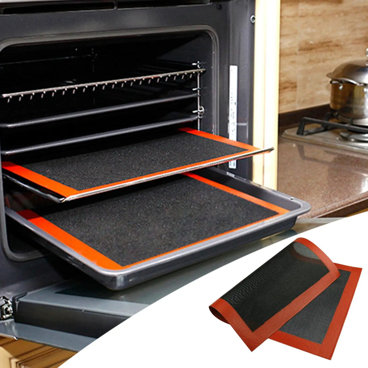 Silicone Baking Mat Non-Stick Oven Sheet Liner Bakery