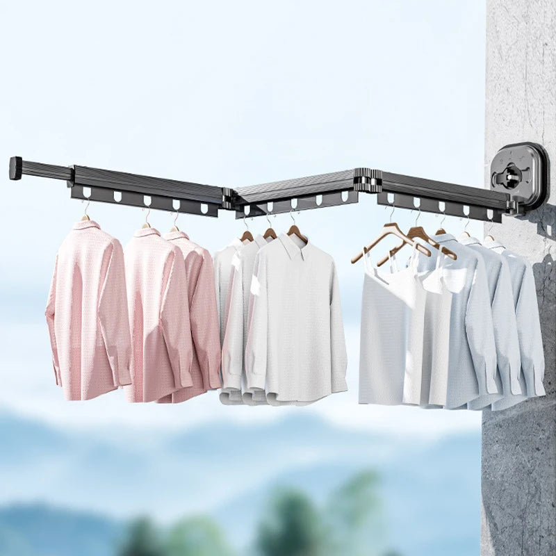 White No Punching Drying Rack Suction Cup Drying