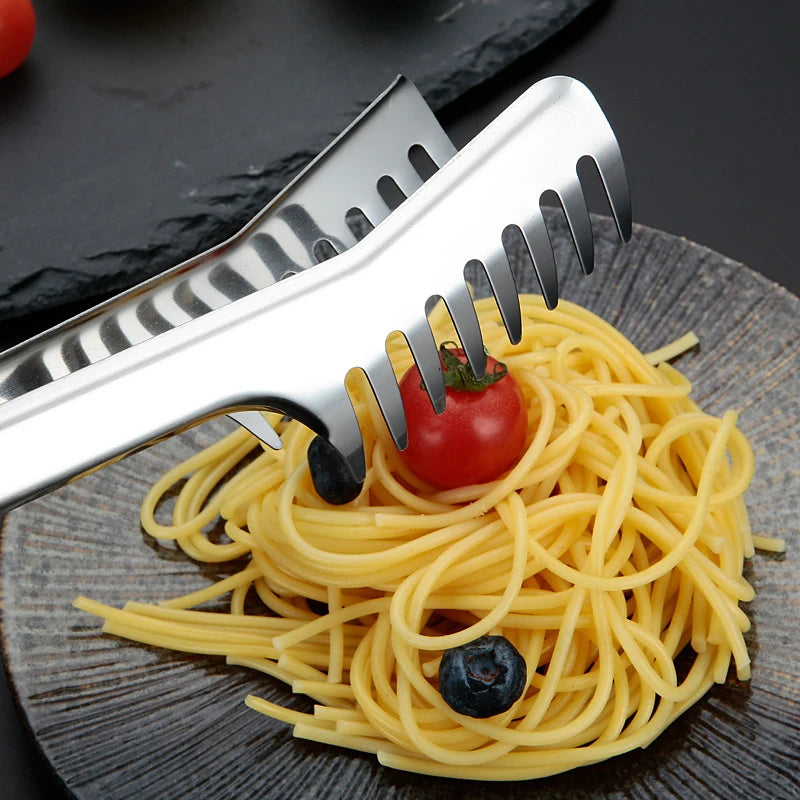 Stainless Steel Spaghetti Tong Inch Pasta Clip Comb
