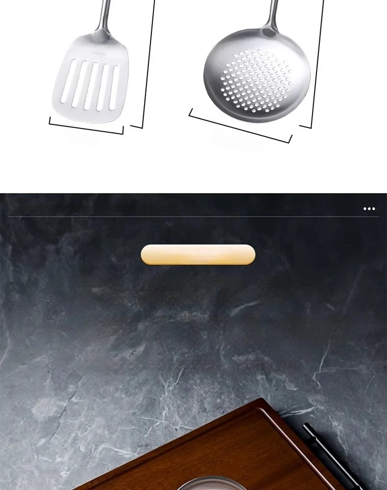 Gianxi Stainless Steel Spatula Spatula Spoon Cooking Utensils