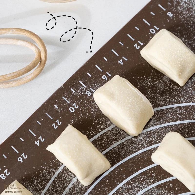 30x40cm Silicone Pastry Mat Non-Stick Thickening Mat Rolling