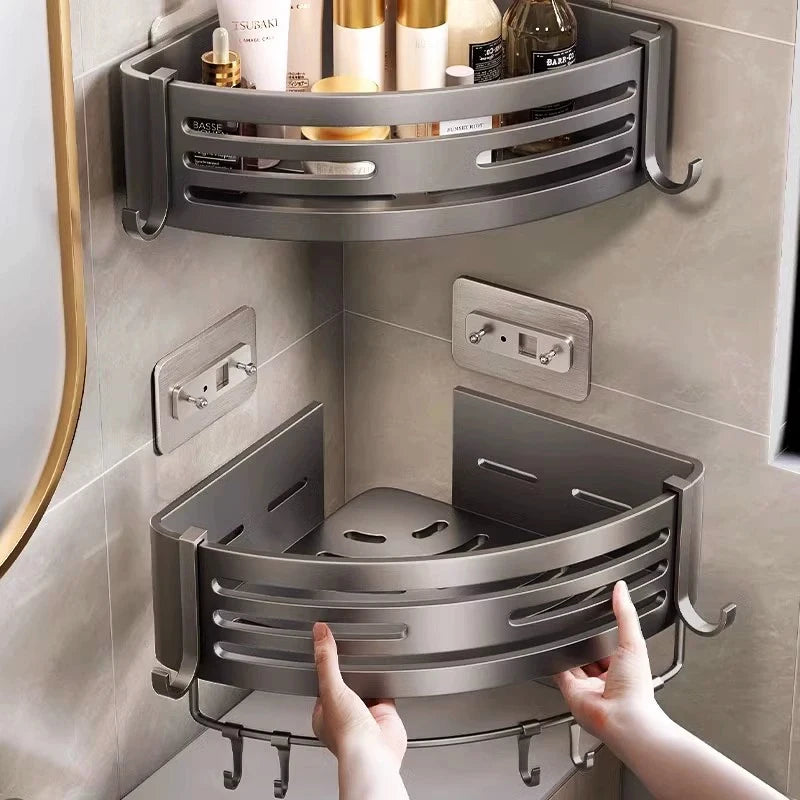 No Need To Drill Walls Installation Aluminum Bathroom