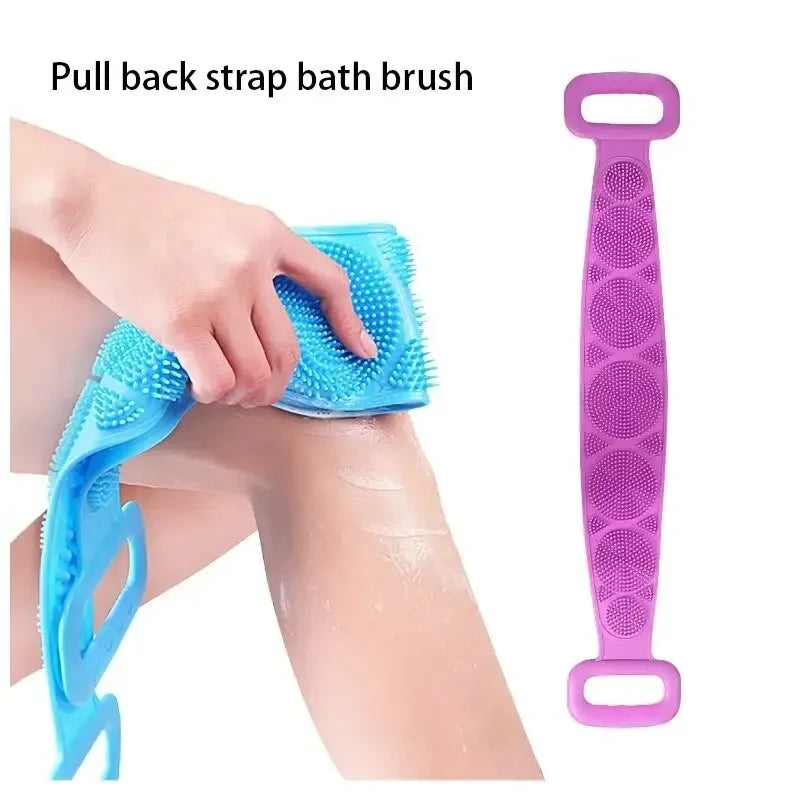 Body Sponge Silicone Back Brushes Bath Towels Scrubber