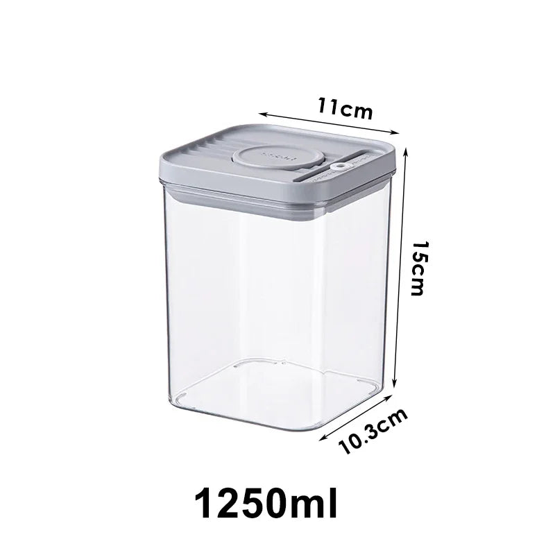 Airtight Pop Food Containers Bpa-Free Stackable Air Tight