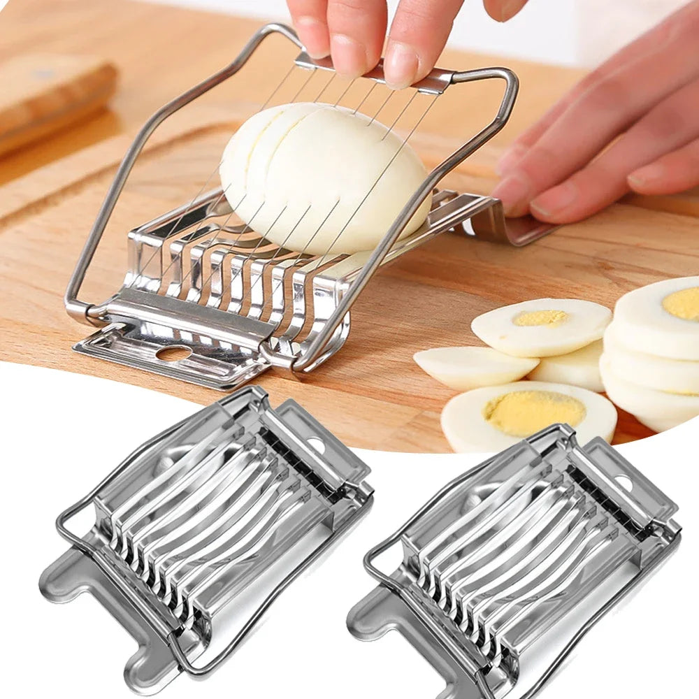 Vegetables Fruit Egg Slicer Section Cutter Stainless Steel