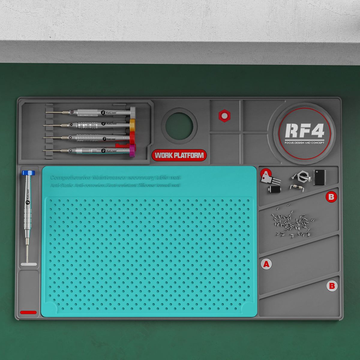 Rf4 Rf-Po2 Microscope Maintenance Mat Universal Heat Resistant