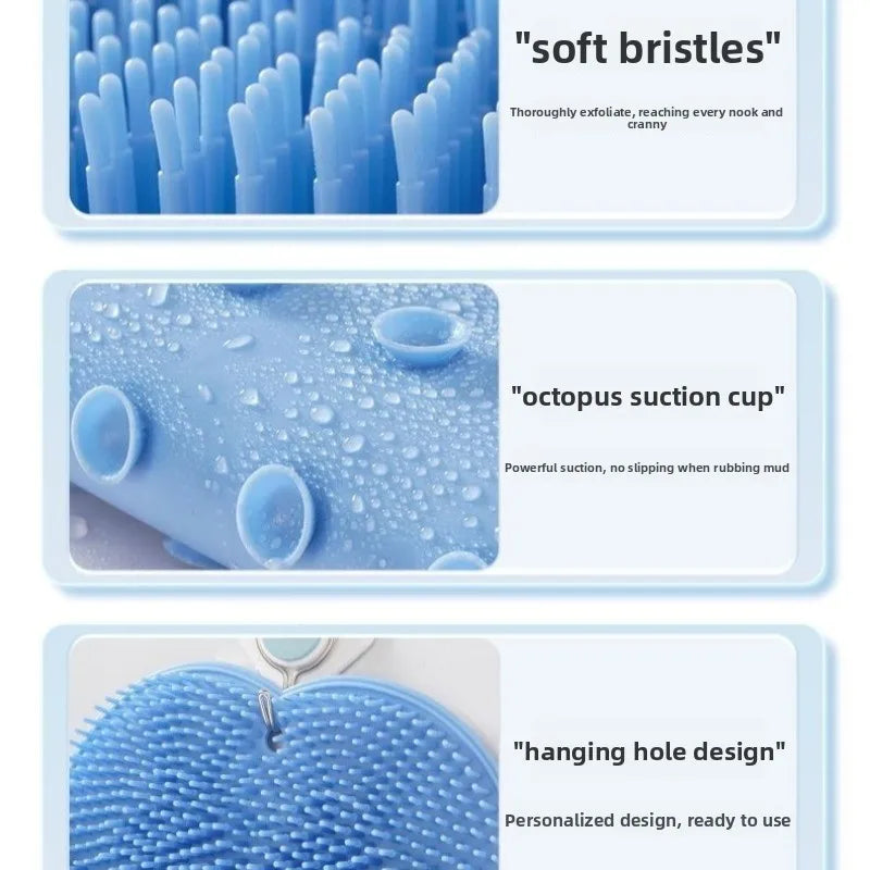 1pcs Lazy Foot Wash Scrubbing Mat Bathroom Non-Slip