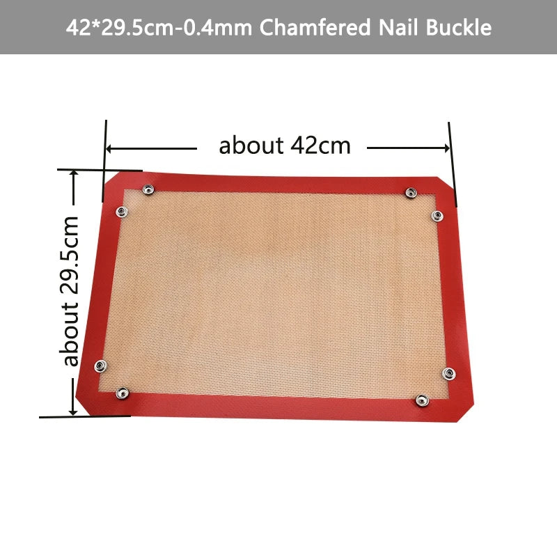 1pc Silicone Baking Mat Button Non-Stick Reusable Heat