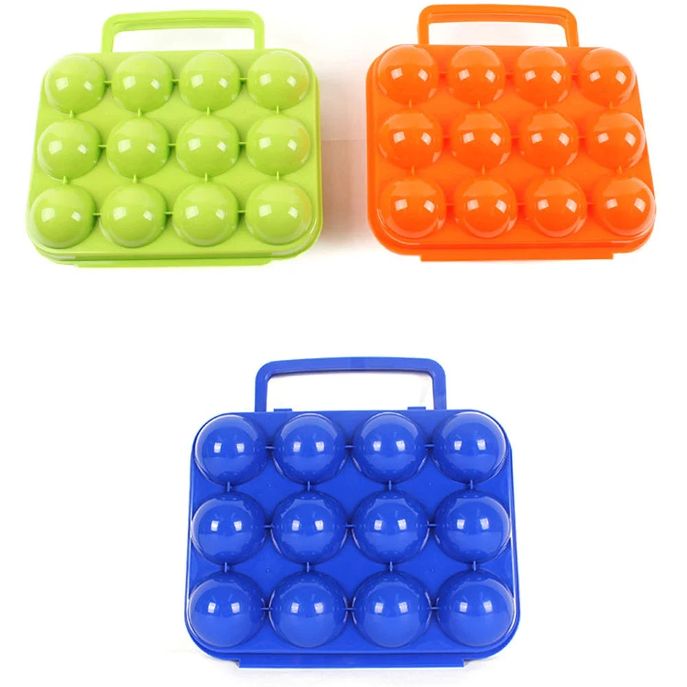 2/4/6/12 Grid Egg Storage Box Shockproof Egg Holder