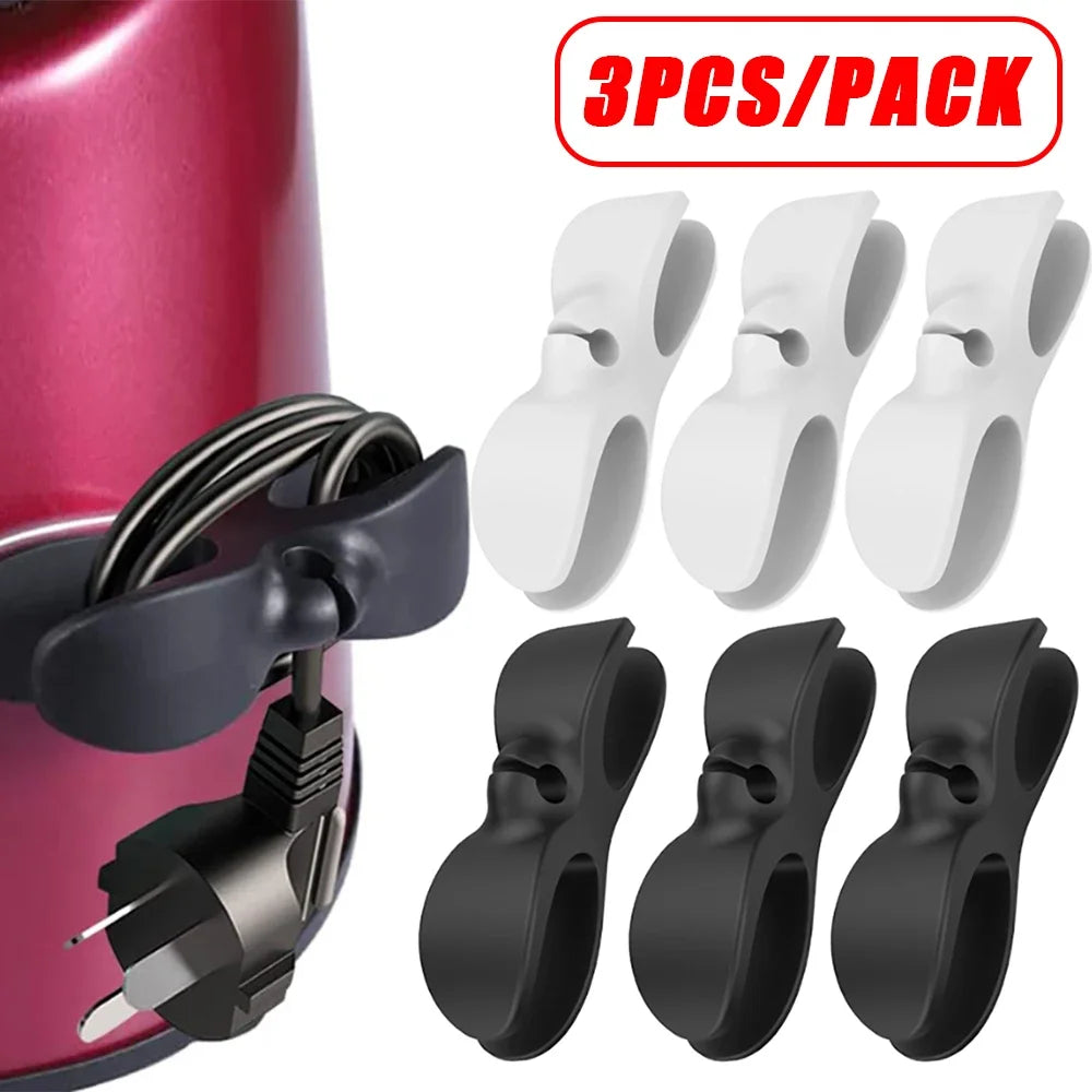 3/1pcs Silicone Cord Winder Holder Clip Organizer Cord