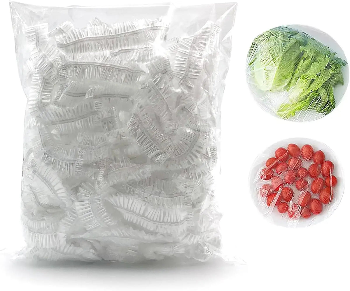 Reusable Disposable Food Cover Plastic Wrap Durable Elastic