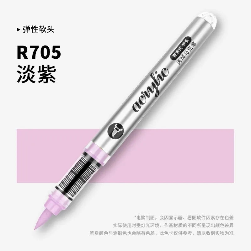 Grasp 120/1 Colors Acrylic Markers Brush Tip Paint