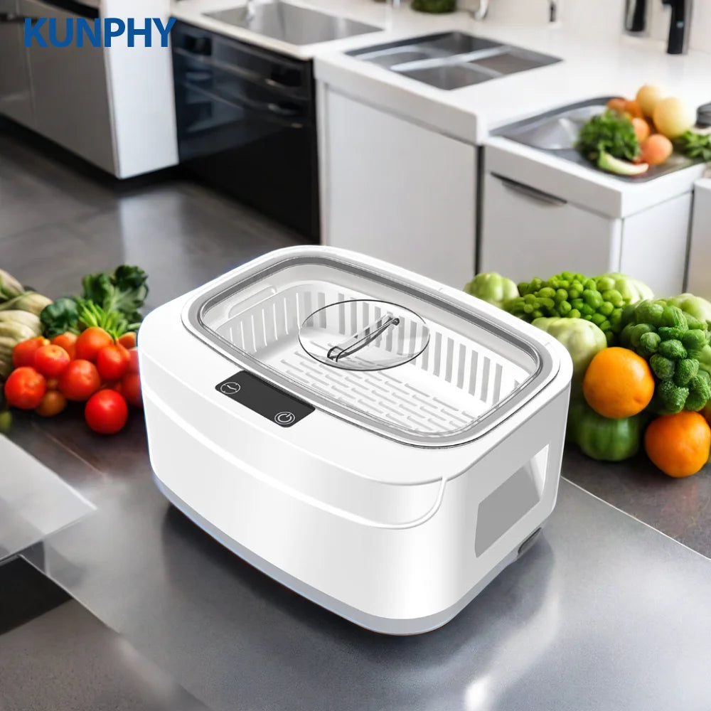 Kunphy Ultrasonic Machine 40khz Jewelry Cleaner Ultrasonic Bath