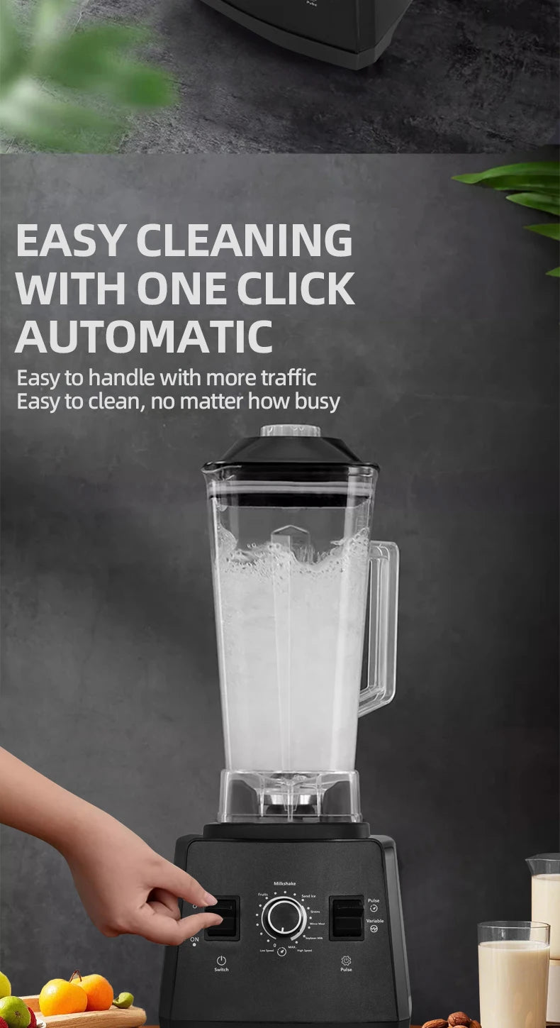 220v Heavy Duty Commercial Blender Juicer Fruit Mixer