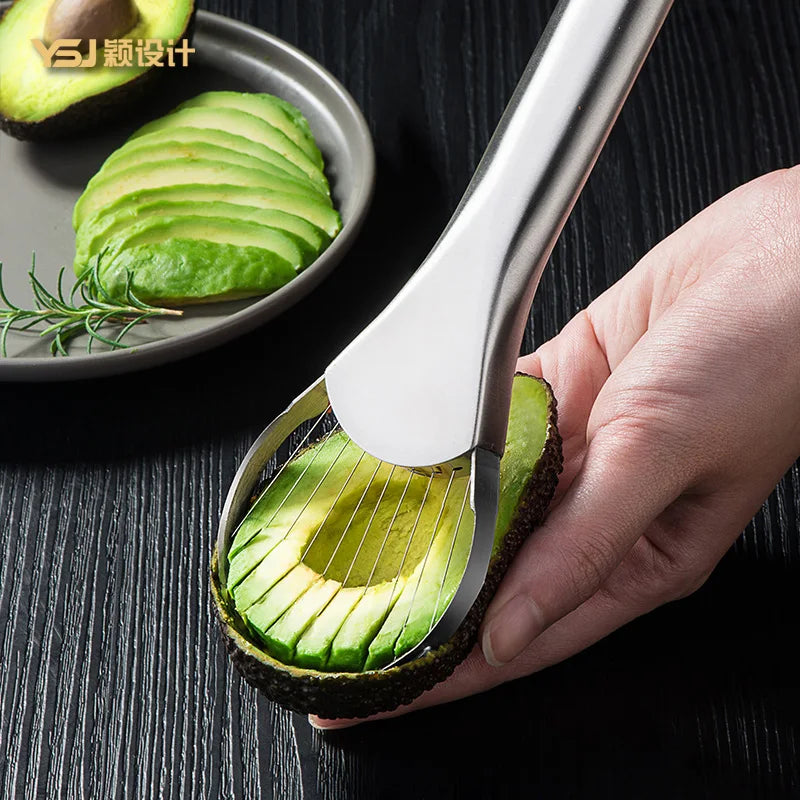 Avocado Knife Stainless Steel Cutter Fruit Cutting Artifact