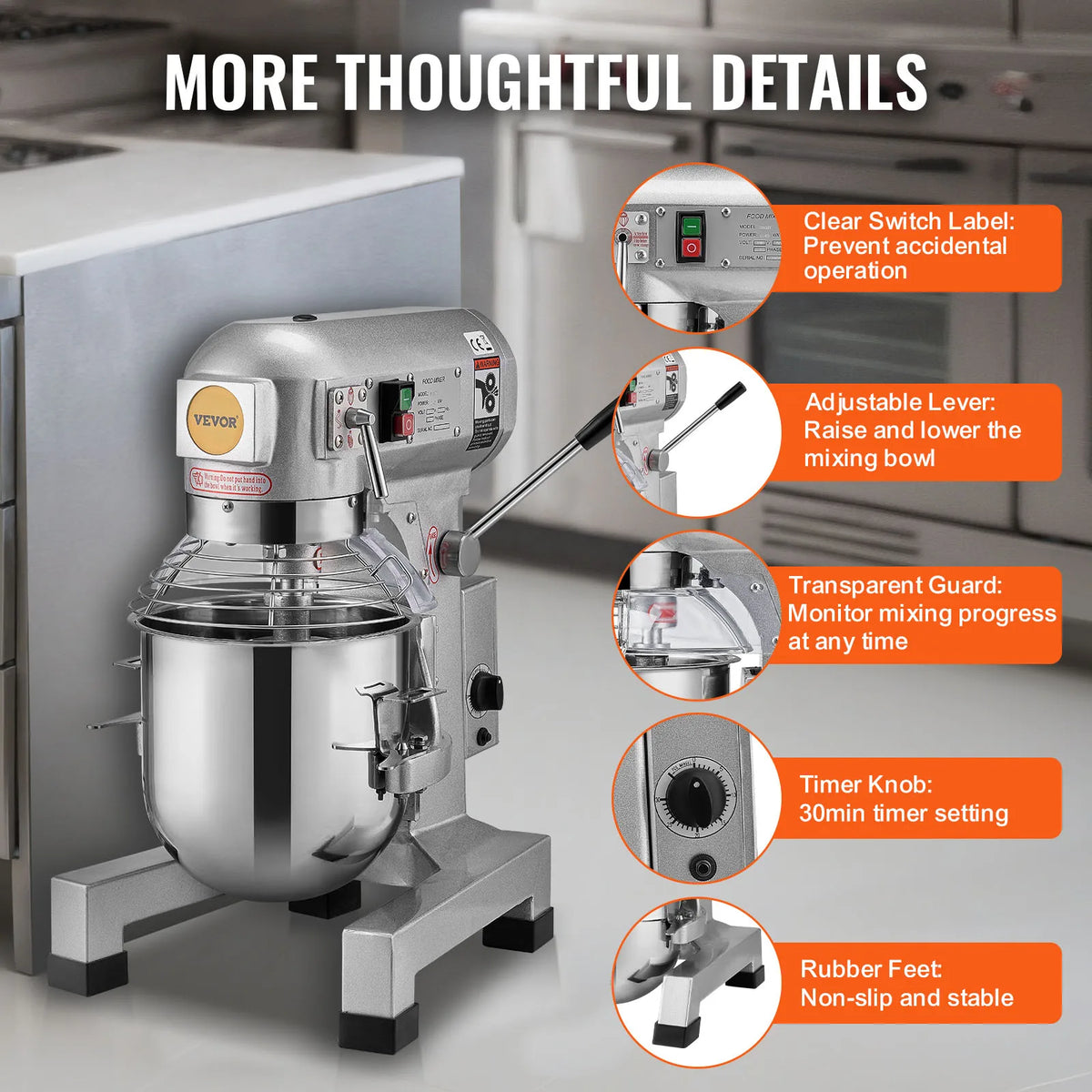 Succebuy 10l/14l/28 5l/18 7l Commercial Food Mixer Commercial