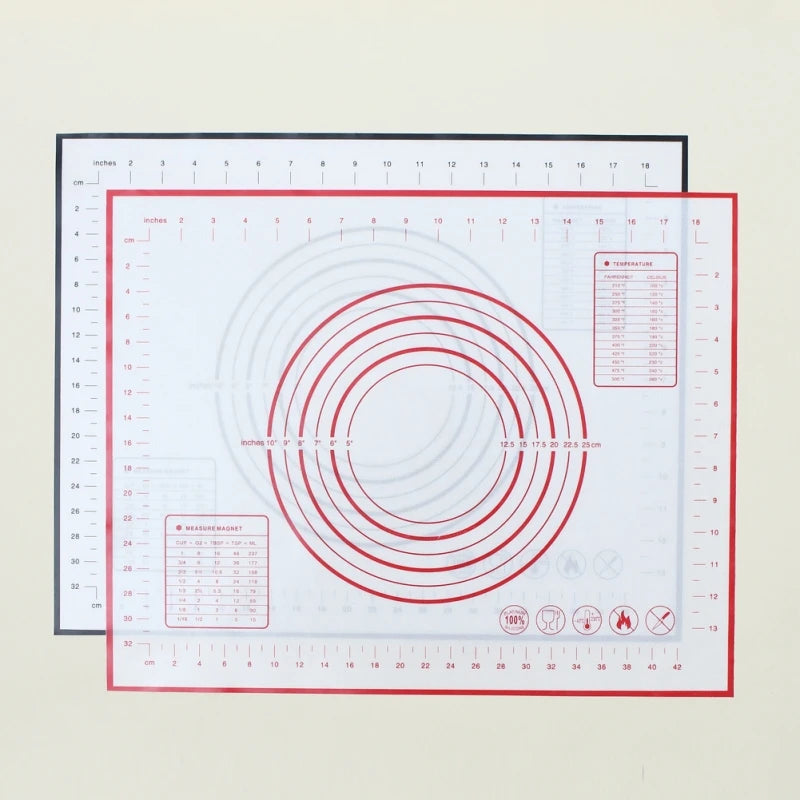 Silicone Baking Mat Pad Baking Sheet Pizza Dough