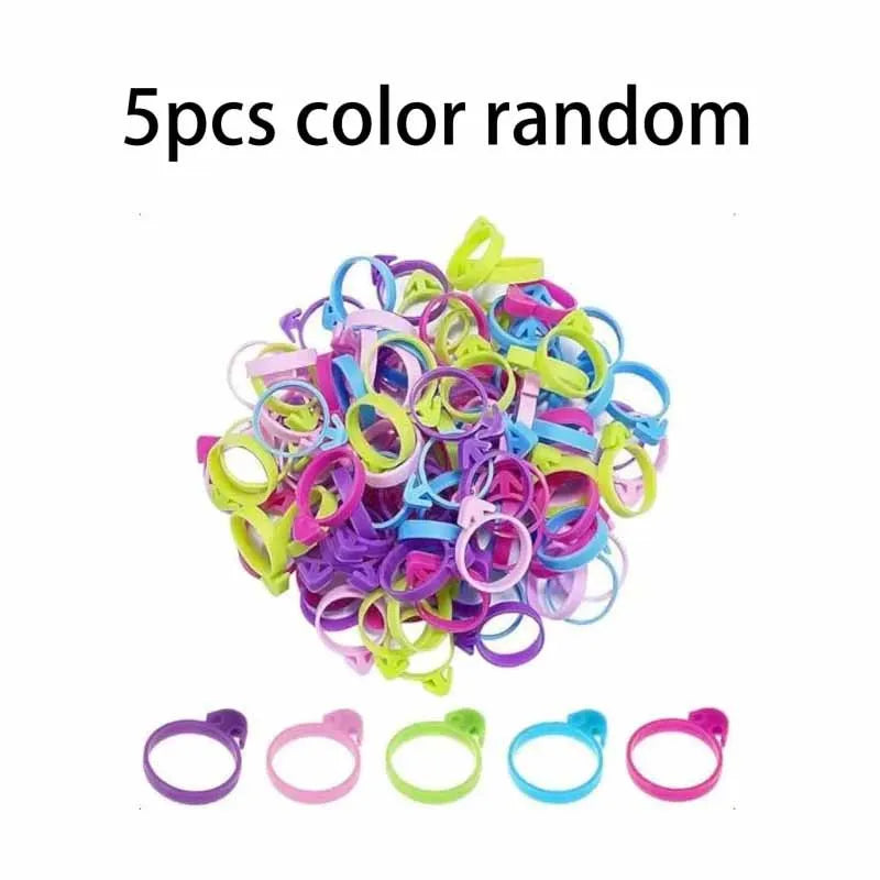 5pcs/10pcs/20pcs/30pcs/50pcs Random Color Icing Piping Rings