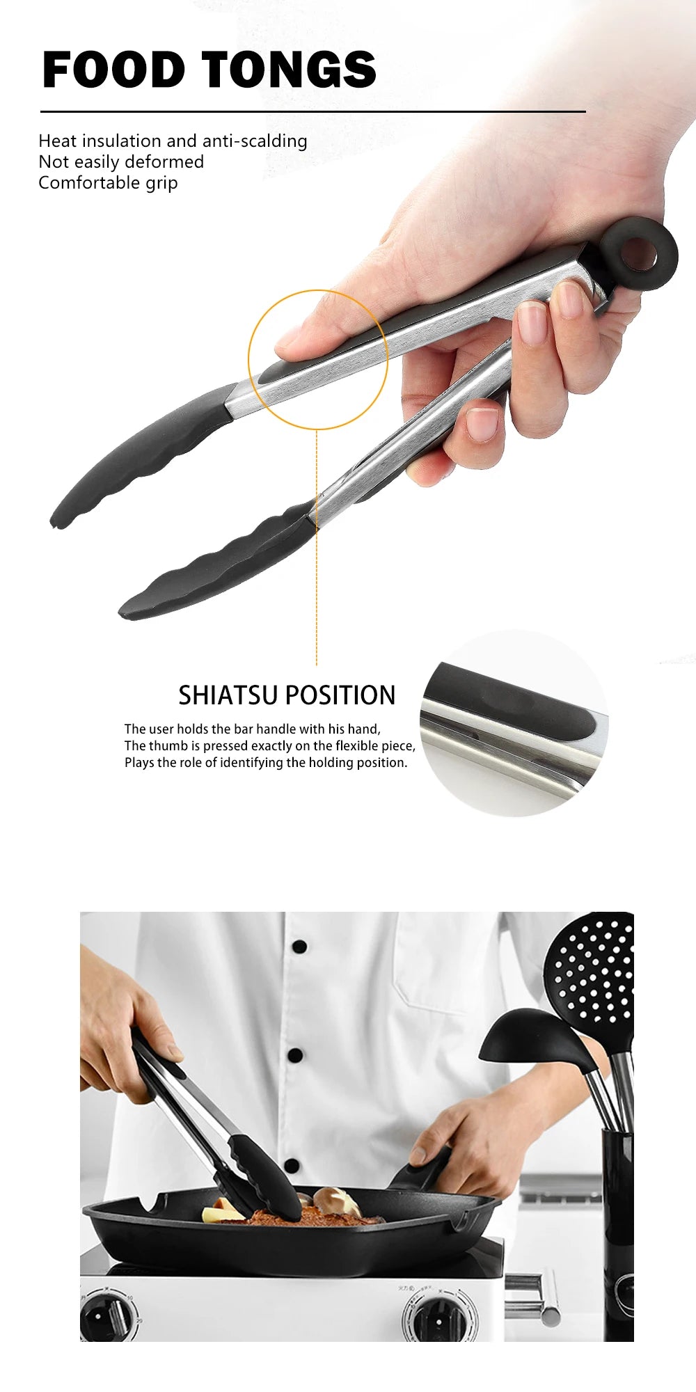 1-Pack Silicone Kitchenware Cooking Utensils Heat-Resistant