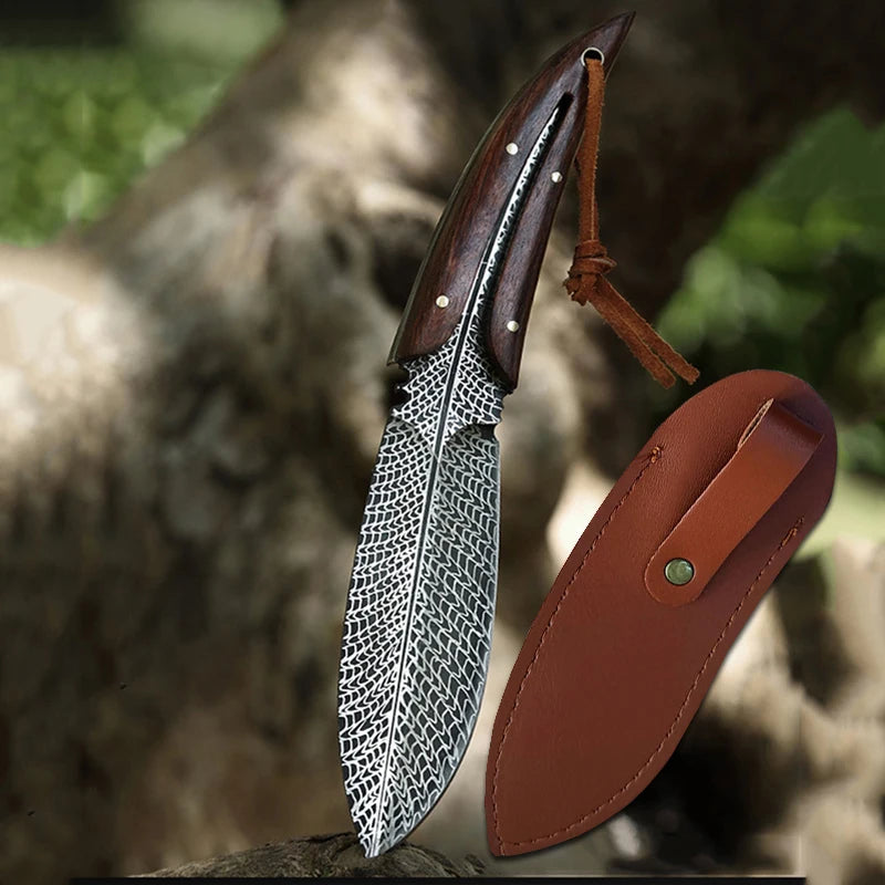Stainless Steel Utility Knife Boning Knife Sheath Cleaver