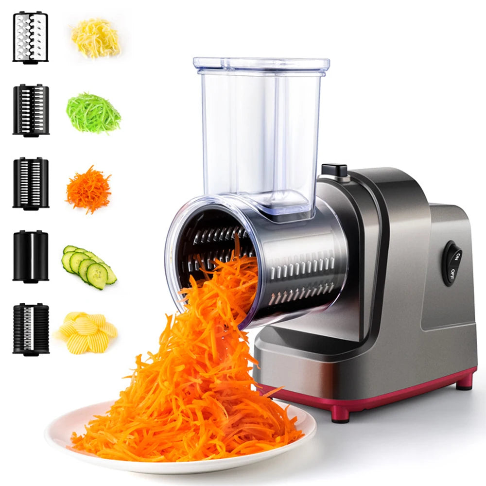 Lmetjma 250w In Electric Vegetable Slicer Shredder Automatic